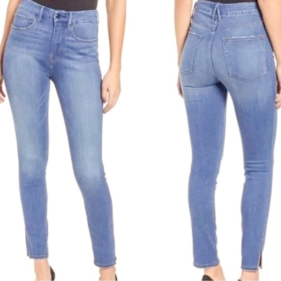 Good American Good Legs Jeans With Slits | Size 18 - Picture 1 of 16